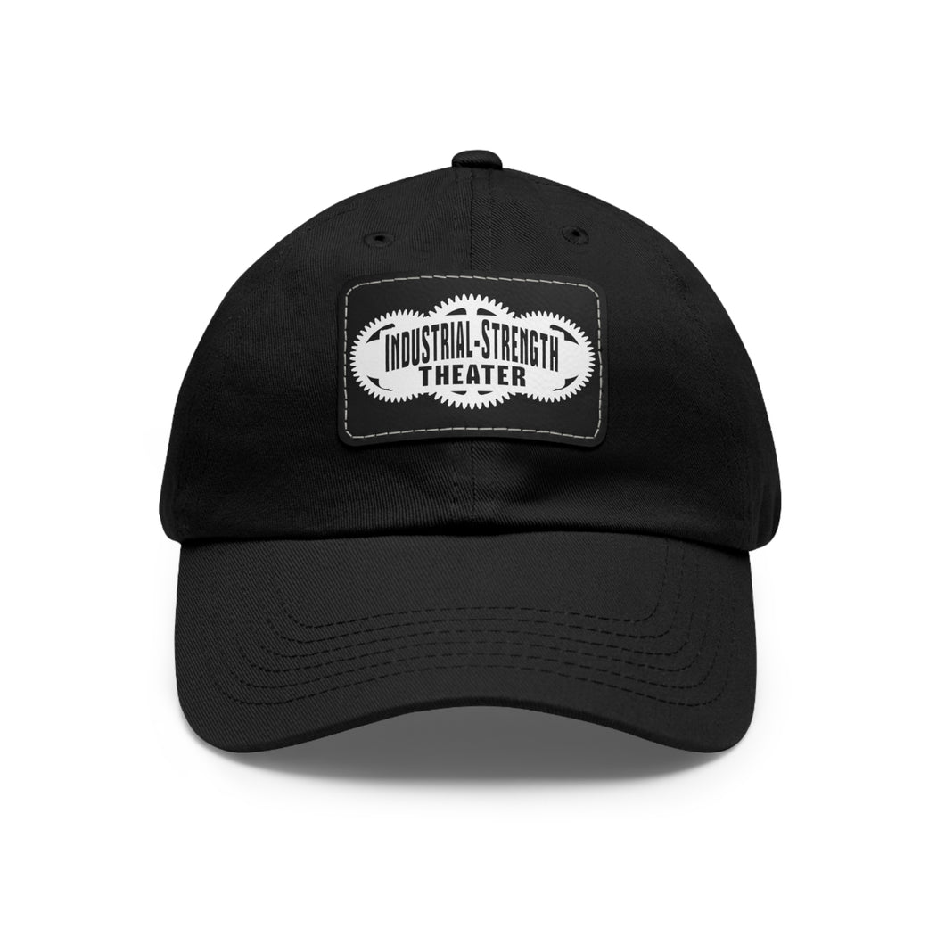 Industrial-Strength Theater Logo Hat with Leather Patch (Rectangle)