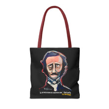 Load image into Gallery viewer, POE FOREVERMORE™ Tote Bag - Edgar Allan Poe Artwork By Mark Redfield
