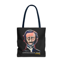 Load image into Gallery viewer, POE FOREVERMORE™ Tote Bag - Edgar Allan Poe Artwork By Mark Redfield
