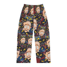 Load image into Gallery viewer, Pajama Pants - &quot;Edgar Allan Poe With Cats&quot; - Art by Mark Redfield Women&#39;s Pajama Pants
