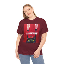 Load image into Gallery viewer, T-Shirt - &quot;Hang In There!&quot; Cat - Original art by Mark Redfield Unisex Heavy Cotton Tee
