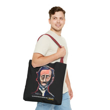 Load image into Gallery viewer, POE FOREVERMORE™ Tote Bag - Edgar Allan Poe Artwork By Mark Redfield
