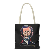 Load image into Gallery viewer, POE FOREVERMORE™ Tote Bag - Edgar Allan Poe Artwork By Mark Redfield
