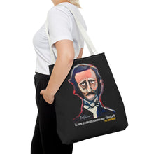 Load image into Gallery viewer, POE FOREVERMORE™ Tote Bag - Edgar Allan Poe Artwork By Mark Redfield
