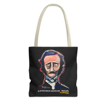 Load image into Gallery viewer, POE FOREVERMORE™ Tote Bag - Edgar Allan Poe Artwork By Mark Redfield
