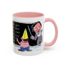 Load image into Gallery viewer, Mug - Edgar Allan Poe &quot;Spelling&quot; Art by Mark Redfield Coffee Mug with Accent Color
