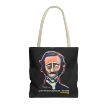 Load image into Gallery viewer, POE FOREVERMORE™ Tote Bag - Edgar Allan Poe Artwork By Mark Redfield
