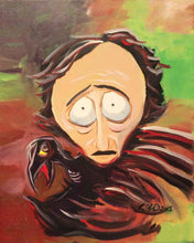 Load image into Gallery viewer, &quot;Poe and Raven&quot; By Mark Redfield 16x20 inch Print

