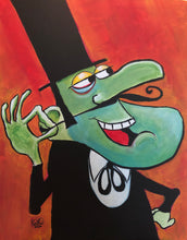 Load image into Gallery viewer, &quot;Snidely Whiplash&quot; By Mark Redfield 16x20 inch Print
