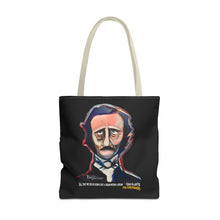 Load image into Gallery viewer, POE FOREVERMORE™ Tote Bag - Edgar Allan Poe Artwork By Mark Redfield
