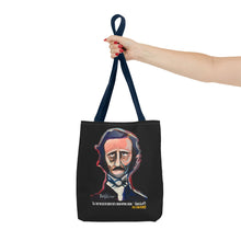 Load image into Gallery viewer, POE FOREVERMORE™ Tote Bag - Edgar Allan Poe Artwork By Mark Redfield
