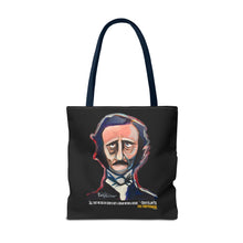 Load image into Gallery viewer, POE FOREVERMORE™ Tote Bag - Edgar Allan Poe Artwork By Mark Redfield
