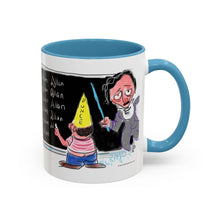 Load image into Gallery viewer, Mug - Edgar Allan Poe &quot;Spelling&quot; Art by Mark Redfield Coffee Mug with Accent Color
