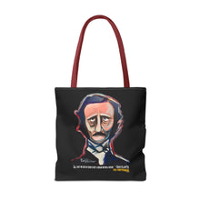 Load image into Gallery viewer, POE FOREVERMORE™ Tote Bag - Edgar Allan Poe Artwork By Mark Redfield
