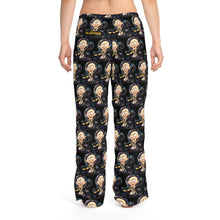 Load image into Gallery viewer, Pajama Pants - Edgar Allan Poe with Raven and Black Cat Art by Mark Redfield Women&#39;s Pajama Pants
