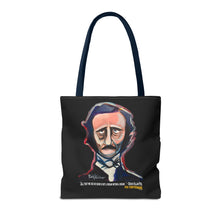 Load image into Gallery viewer, POE FOREVERMORE™ Tote Bag - Edgar Allan Poe Artwork By Mark Redfield
