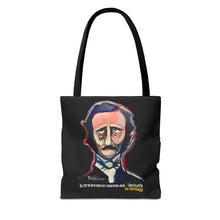 Load image into Gallery viewer, POE FOREVERMORE™ Tote Bag - Edgar Allan Poe Artwork By Mark Redfield
