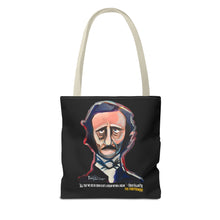 Load image into Gallery viewer, POE FOREVERMORE™ Tote Bag - Edgar Allan Poe Artwork By Mark Redfield
