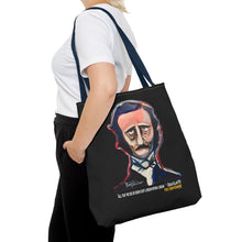 Load image into Gallery viewer, POE FOREVERMORE™ Tote Bag - Edgar Allan Poe Artwork By Mark Redfield
