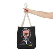 Load image into Gallery viewer, POE FOREVERMORE™ Tote Bag - Edgar Allan Poe Artwork By Mark Redfield
