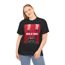 Load image into Gallery viewer, T-Shirt - &quot;Hang In There!&quot; Cat - Original art by Mark Redfield Unisex Heavy Cotton Tee
