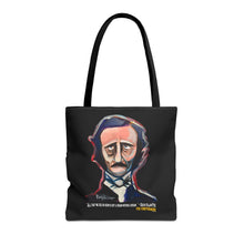 Load image into Gallery viewer, POE FOREVERMORE™ Tote Bag - Edgar Allan Poe Artwork By Mark Redfield
