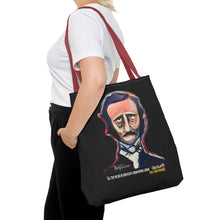 Load image into Gallery viewer, POE FOREVERMORE™ Tote Bag - Edgar Allan Poe Artwork By Mark Redfield
