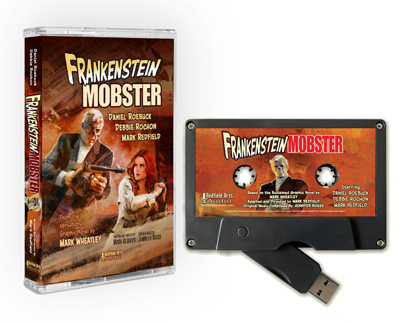 FRANKENSTEIN MOBSTER Audio Drama Series Cassette Style USB MP3s