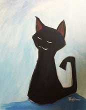 Load image into Gallery viewer, &quot;Black Cat&quot; By Mark Redfield 16x20 inch Print
